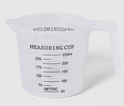 Изображение Стакан мерный Доляна, 250 мл, цвет прозрачный